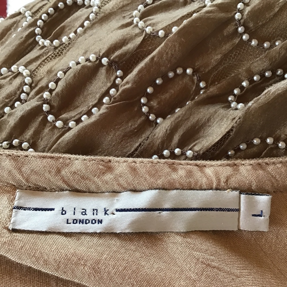 Blank London Lace Pearls embroidered  Skirt